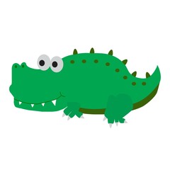 Obraz premium cartoon crocodile cartoon