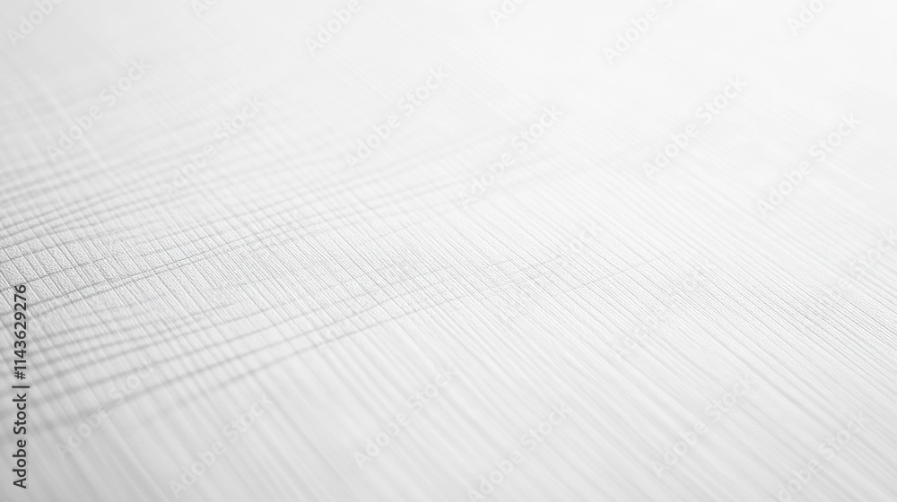 Fototapete Clean white paper texture with faint grid pattern suitable for various creative projects and designs