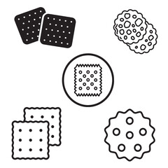 Crackers,game, food, cake, strawberry, heart, sweet, cube vector design icon symbol 
