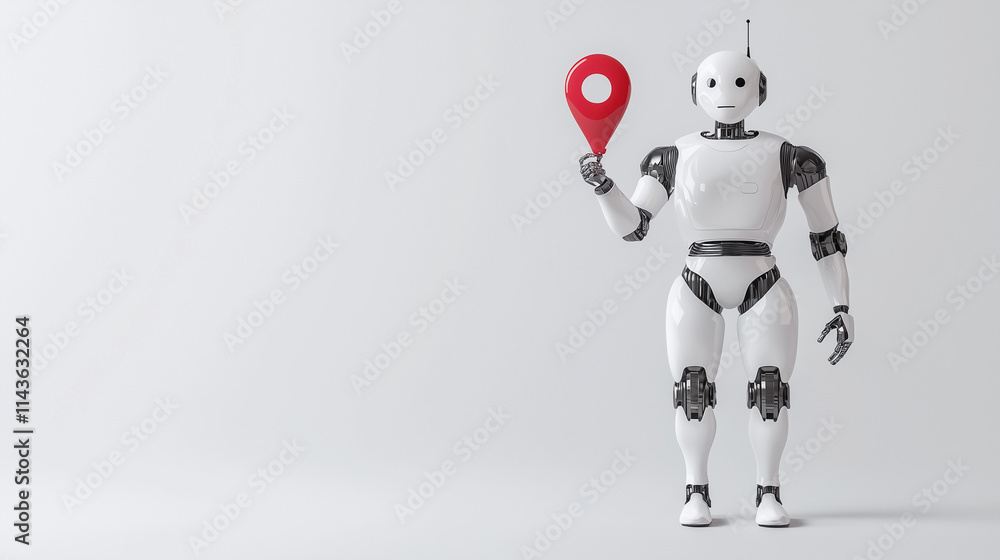 Poster robot navigation guide