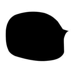 black abstract  place for text. Simple Rectangular abstractvector freeforms isolated on transparent background.