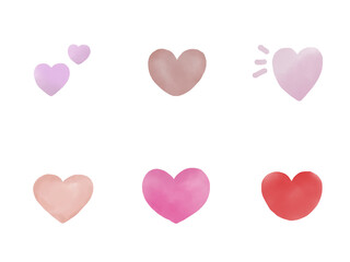 かわいいハートの吹き出し・アイコンセット