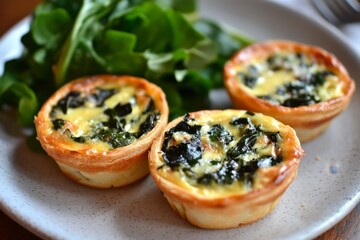Mini Spinach and Cheese Tarts - A Delicious Treat