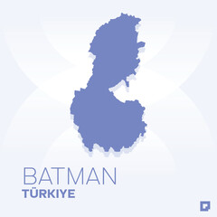 Obraz premium Batman vector map, Vector map of Batman, editable eps, AI files, Vector illustration of Batman vector map