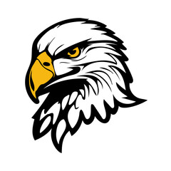 Fototapeta premium Eagle head vector art logo design