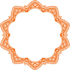 Beautiful flower art and mandala vector design