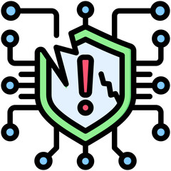 Obraz premium Vulnerability Icon