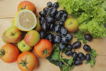 fruits and vegetables