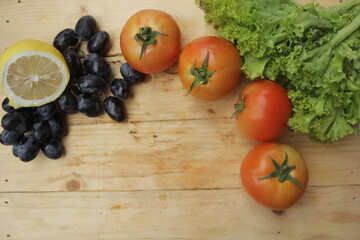 fresh fruits and vegetables