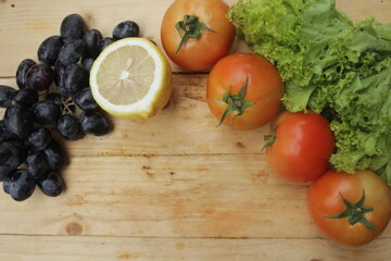 fresh vegetables on a table