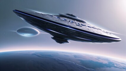 Fototapeta premium Zukünftige Transport Drohnen 