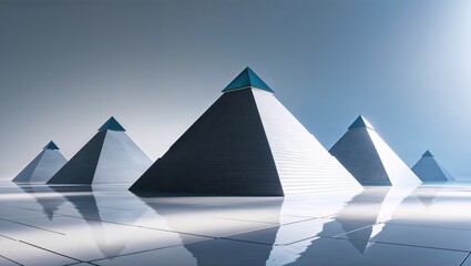 Zukünftige Moderne Pyramiden