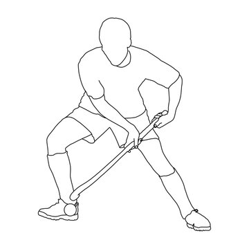 Stickhandling clip art preview