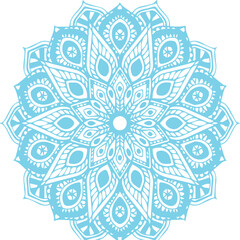 Beautiful flower art and mandala vector design
