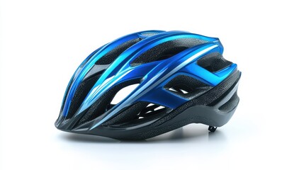 Bicycle helmet on white isolated