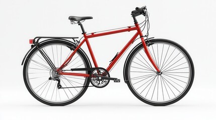 Fototapeta premium Bicycle on white isolated background