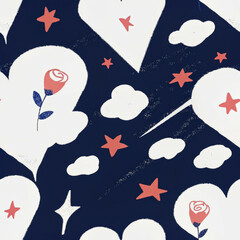 Vibrant Valentine’s Day Seamless Pattern for Fabric and Packaging