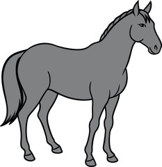 Horse design art illustrator eps vector