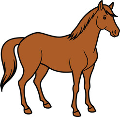 Horse design art illustrator eps vector