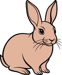 Rabbit design art illustrator eps vector