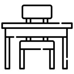 chair table icon