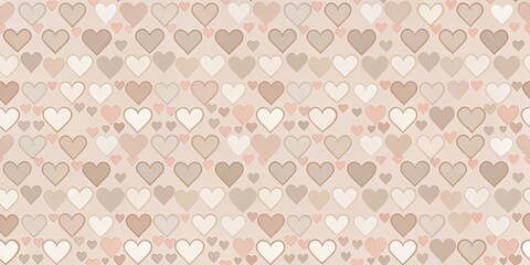 Soft Hues Heart Pattern Background for Design Projects