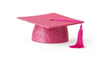 graduation hat. pink graduation hat