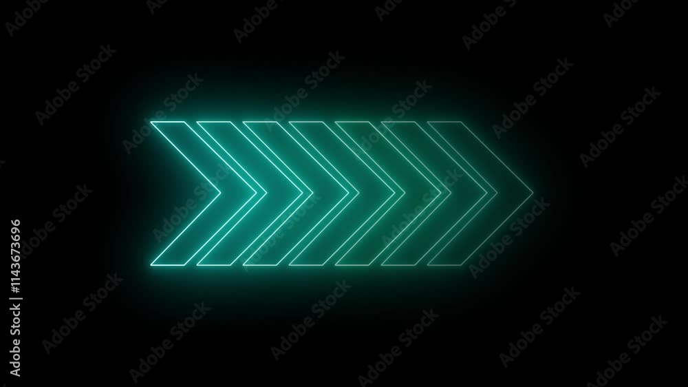 Poster glowing neon arrow arrow swipe icon isolated . neon arrow uploading symbol icon. neon arrow glowing.