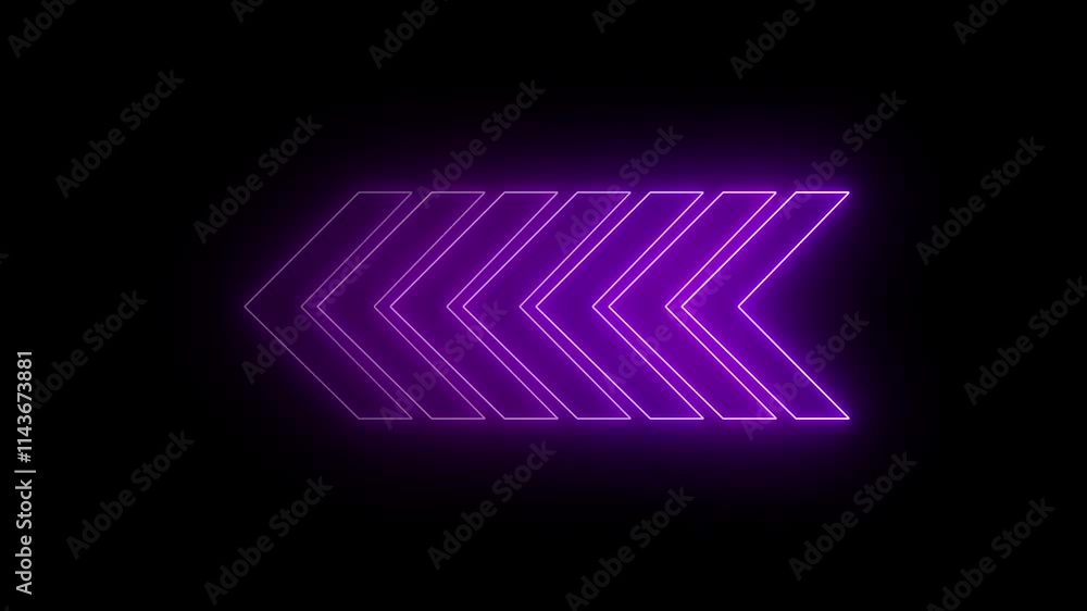 Poster glowing neon arrow arrow swipe icon isolated . neon arrow uploading symbol icon. neon arrow glowing.