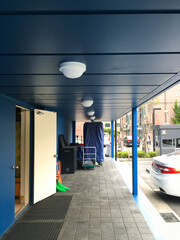 Buildings constructed by combining modular shipping containers, repurposed into cultural spaces,...
