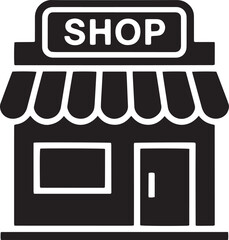 Store icon vector design template