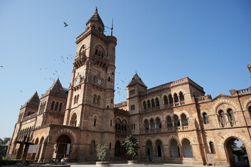 Fototapeta premium The Gothic elegance of Pragmahal Palace in Bhuj