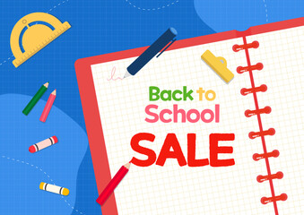 Back To School, sale illust design