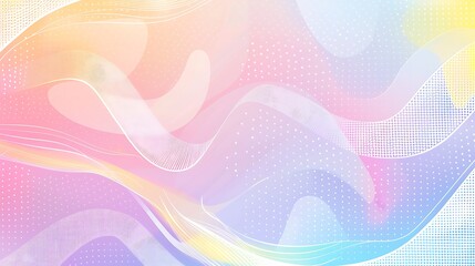 Pastel Dream: Abstract Wave Background