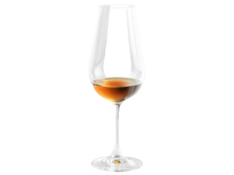 Sherry Bottle (Sherry) - Glass Sherry Glass (Small, tulip-shaped glass to capture aromas in fortified wines).