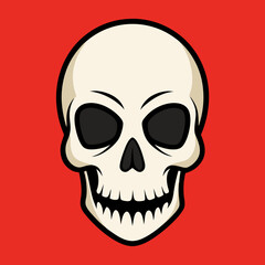 human skull with lips