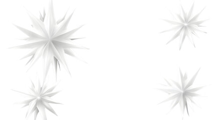 White star spikes overlay isolated on transparent or white
