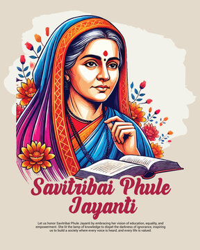 Savitribai Phule Jayanti Celebrating Indias first woman teacher on 3rd January social media post
