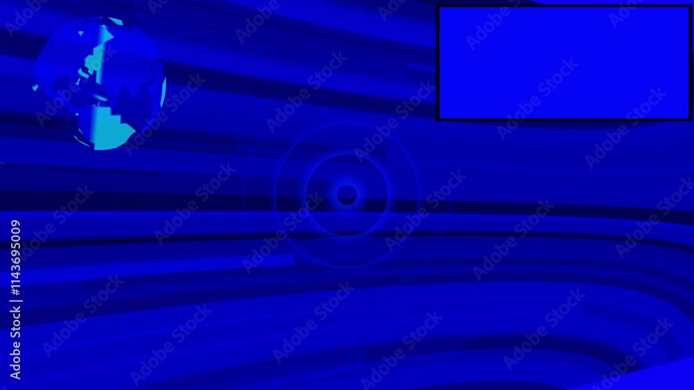 Poster animated news special report open intro transition. tv station broadcasting.studio background for ne