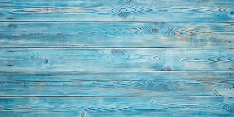 Rustic Light Blue Painted Wood Planks Background Texture