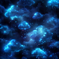 클라우드 기술 이미지 배경, 생성형 AI