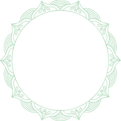 Beautiful flower art and mandala vector design