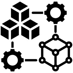 Digital Twin Icon