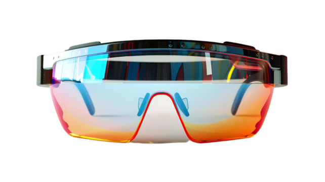 Advanced AR Glasses on transparent background PNG.