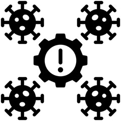 Fototapeta premium Virus Icon