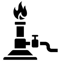 Bunsen Burner Icon
