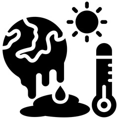 Global Warming Icon