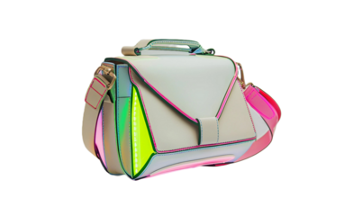 Futuristic Dainty Purse on transparent background PNG.
