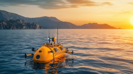 Advanced underwater engineering robotic drone operations in ocean environments for enhanced exploration and monitoring