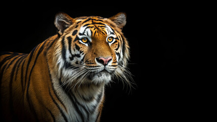 Naklejka premium Chinese new year celebration with golden decorations and tiger symbolism in festive urban environment